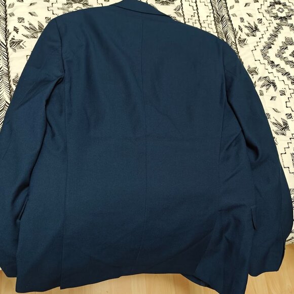 Kenneth Cole Reaction Techni-Cole Slim-Fit Navy Blazer - Picture 3 of 3